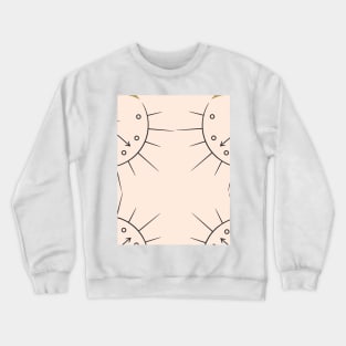 Abstract boho pattern Crewneck Sweatshirt